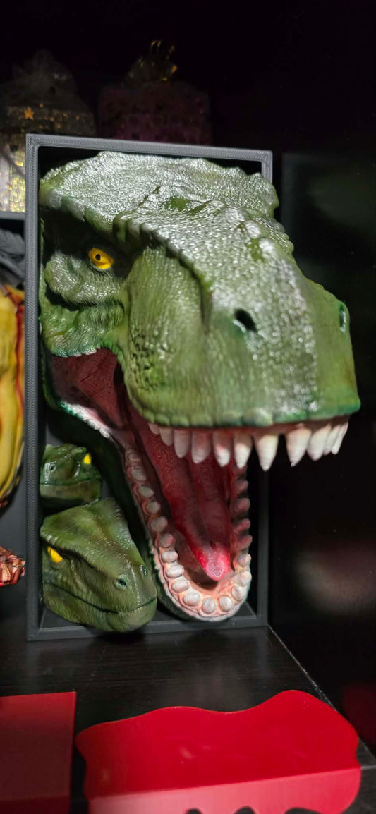 T-Rex and Raptors