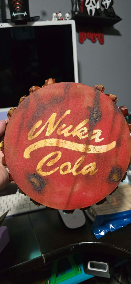 Nuka Cola Bottle Cap Wall Art